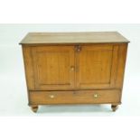 A 19th century oak sideboard