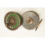 A Hardy Golden Prince fly reel 7/8 with a spare spool