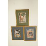 A set of five framed Just So prints, after Rudyard Kipling, 20.5cm x 13.75cm