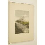 Patricia Longmead, two scenes of the Kennet and Avon canal, coloured etchings, signed, titled and
