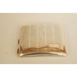 A silver cigarette case, 102 g gross