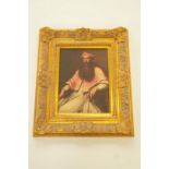 A portrait of Cardinal Reginald Pole, photographic print on canvas, 39cm x 28cm