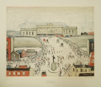 Laurence Stephen Lowry (1887- 1976)
Station Approach
Signed in pencil to the margin, dated 1960