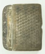 An unusual silver coloured vesta case, circa 1920, probably Chinese export,