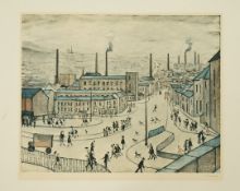 Laurence Stephen Lowry (1887- 1976)
Huddersfield
Signed in pencil to the margin , dated 1965