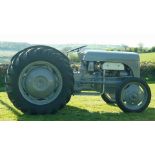 A grey Massey Ferguson petrol/TVO 1952 tractor,