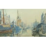 Maude Parker (fl. 1904 - 1932)
Bristol docks
Watercolour
Signed lower right
25cm x 41.