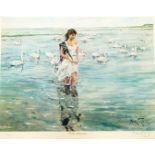 Gordon King
Swan Maiden 
Limited edition print 2/50
42cm x 57cm