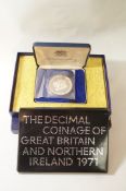 A commemorative souvenir medal and decimal coinage 1971