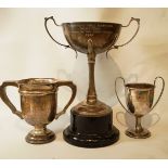 A silver trophy cup, London 1916,