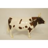 A Beswick Ayrshire bull, marked "Whitehall Mandane", black printed marks,