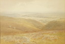 Charles Edward Brittan
Valley of The Dart
Watercolour
Signed lower left, title verso
17.25cm x 24.
