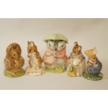 A collection of Beatrix Potter figures by Royal Albert and Royal Doulton to include Thomasina