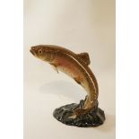 A Beswick model of a trout '1032', printed and impressed marks,