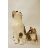 Two Winstanley tabby cats, size two, 21.