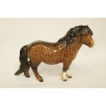 A Beswick Wooley Shetland mare, black printed marks,