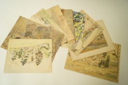 H Taylor Green
Lake District views
Pencil and watercolour
Nine in total
Some signed and titled
28cm