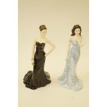 A Royal Doulton figure, Hayley, HN5010, 23cm high, boxed and a Royal Doulton figure, Jasmine,