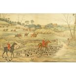 English School
Fox hunting scenes
Hand coloured lithographs, set of four
34cm x 55.