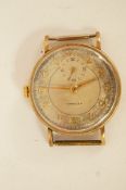 Yeoman, a gentleman's mechanical wrist watch, Dennison case, Birmingham 1950,