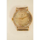 Yeoman, a gentleman's mechanical wrist watch, Dennison case, Birmingham 1950,