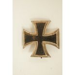 A First World War cavalry iron cross 1st class