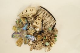 A collection of costume jewellery including Burbhan and modern items