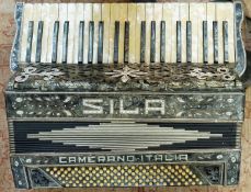 An early 20th century piano accordion