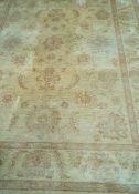 A hand knotted African Ziegler carpet,