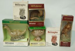 A Beswick Whyte and Mackay Loch Ness monster in a box and five others boxed