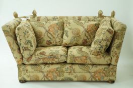 A Knowle two seat sofa with loose cushions, 180cm wide,