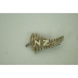 A New Zealand fern badge, by J R Garunt of London,