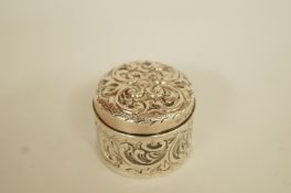 A late Victorian silver box, by Harrison Brothers and Howson (George Howson), London 1888,