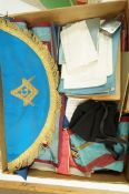 A collection of Masonic regalia,