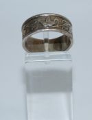 A silver ring by Bernard Instone, stamped Silver and 'B.I.
