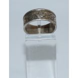 A silver ring by Bernard Instone, stamped Silver and 'B.I.