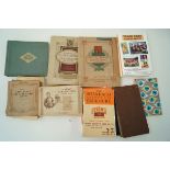 A collection of cigarette cards and trade catalogues to include some complete sets