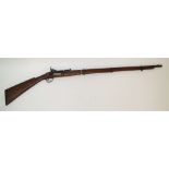 A Snider Enfield rifle by Veisey & Son, 101 Moor St, Birmingham, with a fixed sight, breach loading,