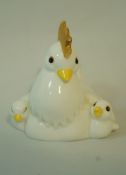 A Beswick model "Family Gathering" in the form of a hen and two chicks from the Little Likeables