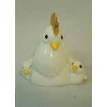 A Beswick model "Family Gathering" in the form of a hen and two chicks from the Little Likeables