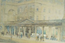 Arthur Charles Fare (1876-1958)
Entrance to Bath Abbey Courtyard
Watercolour
Signed lower right
25.