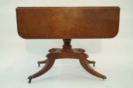 A 19th century mahogany Pembroke table,