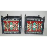 A pair of late 19th/early 20th century aesthetic movement planters,