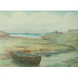 William Ayerst Ingram (1855 - 1913)
Low tide near Falmouth
Watercolour
Signed lower left and