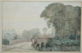 David Muirhead ARA (1867-1930)
The country bridge
Watercolour
Signed and dated 1921 lower