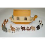 A 1950s wooden Noah's ark,