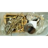 A large quantity of ormolu furniture mounts, handles,