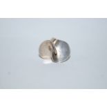 A Georg Jensen silver ring, model  number 130,