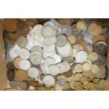 A large collection of 1947 coinage and various other coins