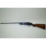 A Webley and Scott service air rifle, mark II, 22 calibre, patent no 371548,